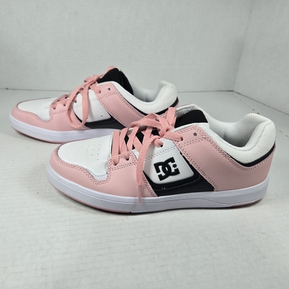 DC CURE White, Black, Hot Coral Colorway Women's Sneakers Size EU 39 US 8 - Picture 2 of 13